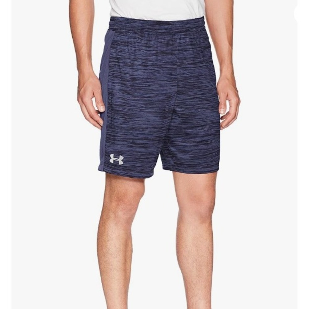 Under Armour MK1 Twist Shorts (Athletic Gym Workout Training) Navy Blue Medium